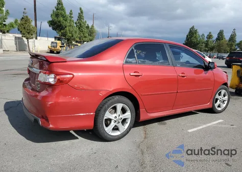 2011 Toyota Corolla Base from USA, damaged, VIN 5YFBU4EE6BP002353